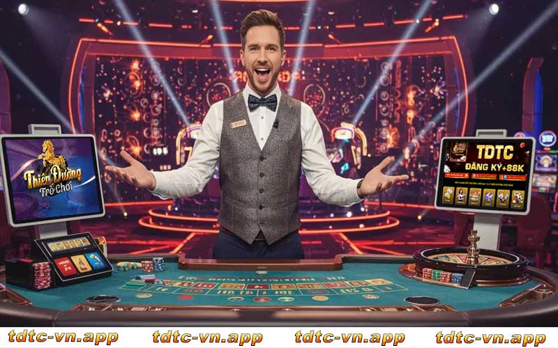 Live casino với dealer  phát sóng trực tiếp 24/7