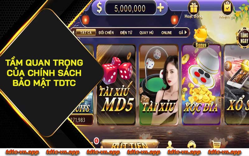 Tầm quan trọng của chính sách bảo mật TDTC